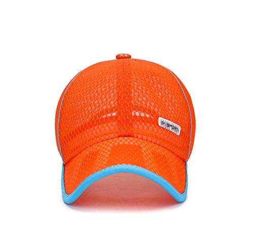 Big Kids Colorful Quick Dry Mesh Baseball Cap Summer Breathable Boy Girl Sunscreen Hat3