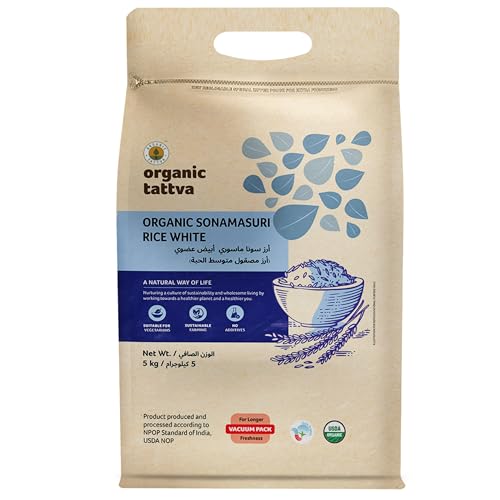 Organic Tattva Sonamasuri White Rice 5 kg