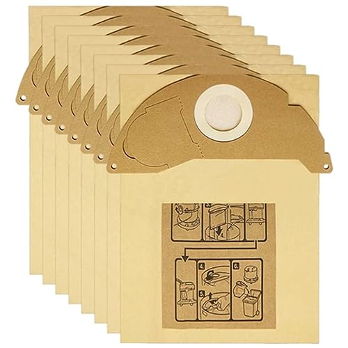 YanBan Paquete de 8 bolsas de polvo compatibles con aspiradora Karcher A2000 2003 2004 2014 2024 2054 2064 2074 S2500 WD2200