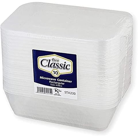 Euro Classic 10-Pack Leak-Proof Food Containers Cover
