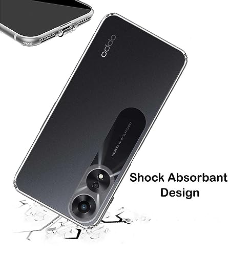 Image of Soft Silicone TPU Back Cover Compatible with Oppo A78 5G