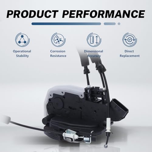 Image of KELOKE Door Lock Latch Actuator Assembly Compatible with Nissan Rogue 2008-2015, Rogue Select 2014-2015, Rear Right Passenger Side, Replaces# 82500-JM00A 937-269