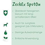 cdVet ZeckEx SpotOn 50ml - Duftöl mit Bio-Ölen mit langanhaltenden, maskierenden Eigenschaften gegen Lästlinge wie Zecken