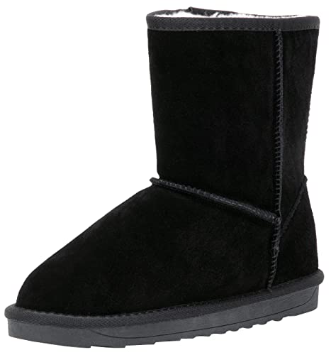 Jeossy Women's 9687 Black Winter Boots Suede Snow Booties Warm Ankle Booties Classic Short Winter Shoes Size 9(DJY9687 Black 09) Jeossy Women's 9687 Black Winter Boots Suede Snow Booties Warm Ankle Booties Classic Short Winter Shoes Size 9(DJY9687 Black 09)