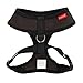 Puppia Soft Dog Harness No Choke Over-The-Head Triple Layered Breathable Mesh Adjustable Chest Belt and Quick-Release Buckle, Brown, Medium