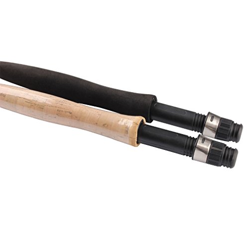 Rosewood 6'6'' Telescopic Fly Fishing Rod Eva Handle With Cork Handle Designed In Usa Made In China (Cork Handle) #TOP3