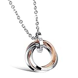 Photo Gallery lbrtmed anelli di collana di gioielli dsanbo ciondolo zirconia con donne in acciaio inossidabile a catena uomini di rosa-oro Photo Gallery lbrtmed anelli di collana di gioielli dsanbo ciondolo zirconia con donne in acciaio inossidabile a catena uomini di rosa-oro