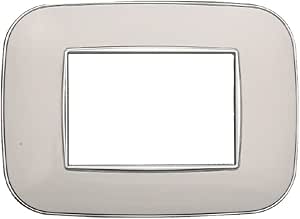 Placca In Vetro Bianco Compatibile Con Bticino Axolute &ndash; 3/4/6