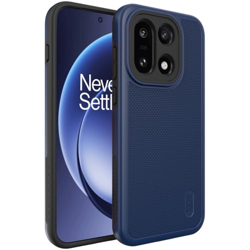 Image of TUDIA MergeGrip [Military Grade] for OnePlus 15 5G Back Cover (2025) - [Drop Tested] Dual Layer Shockproof Slim Rugged Heavy Duty Tough Protective Phone Case (Indigo Blue)