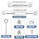 TooTaci 5mm Edelstahlseil Set, 60M/5mm Drahtseil Edelstahl Spanndraht, Stahlseil ummantelt aus PVC, Stahlseil mit ösen, M6 Seilspanner Edelstahl Seilspanngarnitur für Hängen, Rankhilfe, Gardinen seil