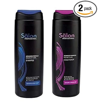 Modicare Salon Professional Advanced Formula Dandruff Care Shampoo for Dry & Itchy Scalp with Zinc Pyrithione, Vitamine E & Protein Complex + Conditioner (Combo Pack) 200ml each + Hairpin Free