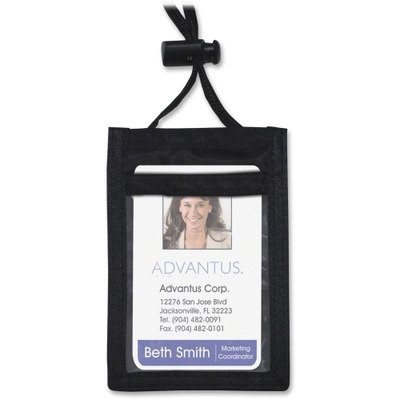 AVT75453 - Advantus ID Badge Holder w/Convention Neck Pouch image 3