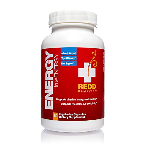 Redd Remedies, True Energy, Support for Focus, Stamina and Stress Relief, 50 Capsules