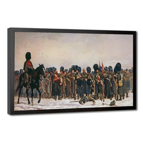 Impression sur toile premium Calling The Roll Elizabeth Thompson tableau de maître