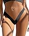 Sohimary 406 Damen Mini Spitze String Tanga XS S M 32 36 38 Schwarz
