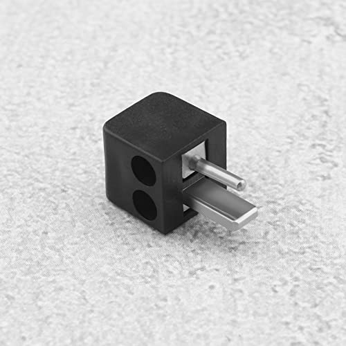 Conector DIN 2 pines con terminales tornillo x10 miniatura 6