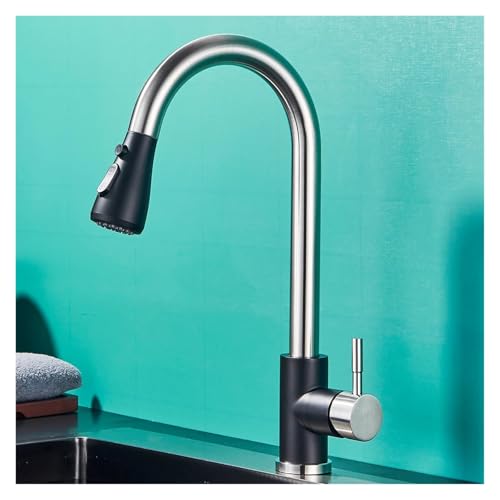 Grifo de cocina dorado giratorio para optimizar el lavado de verduras y platos