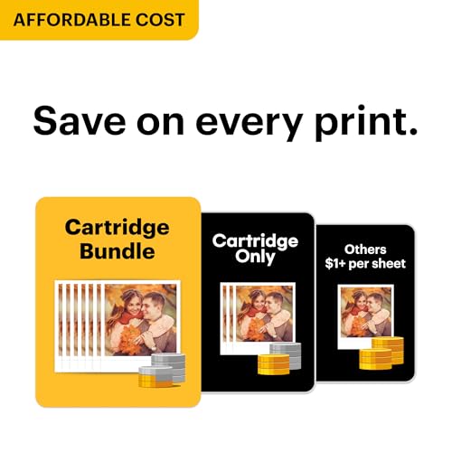 Image of KODAK Mini 3 Retro 4PASS Portable Photo Printer (3x3 inches) + 8 Sheets, White