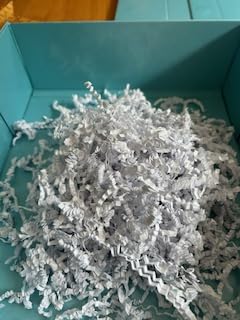 Soft & Thin Cut Crinkle Paper Shred Filler (2 LB) - Baby Blue - View #7