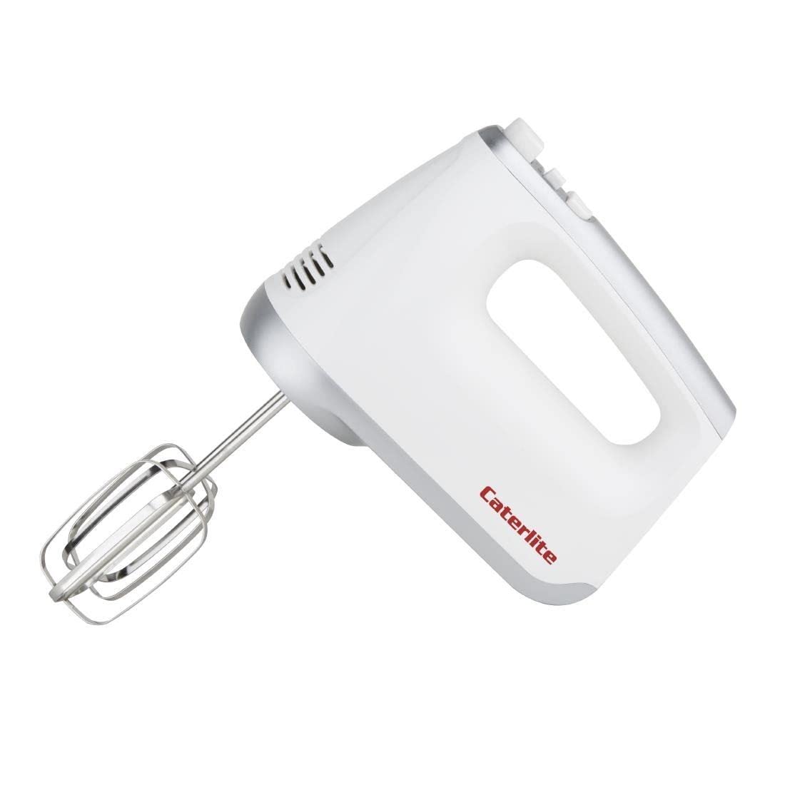 Caterlite 400W Electric Hand Mixer, White, 6 Speed, Hand Mixer for Baking, Electric Whisk | BW002