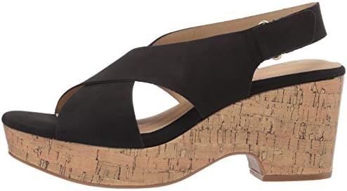 CL by Chinese Laundry Women's Chosen Wedge Sandal, Black Nubuck, 6 M US | Image 7