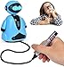 Smart Pen Tracing Robot, Mini Magic Pen Robot giocattolo induttivo, Giocattolo induttivo Drawbot per bambini Segui la linea nera, Giocattoli educativi per bambini Ottimo regalo per bambini (blu)