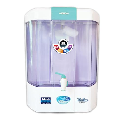 Image of Aqua Pearl RO Water Purifier Bio Alkaline Minerals | 12L RO+UV+Bio-Alkaline +TDS Control+UV Purified Water with Goodness of RO Water Purifie | 8 Stage Purification | 20 LPH | 1-Year Warrantya