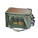 SENKAR クーラーボックス 大容量 クーラーバッグ 36L 防水 4層断熱 漏れ防止 保冷・保温・鮮度保持 折りたたみ収納可能 軽量 ソフトクーラーボックス 耐摩耗性 クーラーバッグ 最強保冷力 小型 漏れ防止 3WAY仕様 アウトドア キャンプ 釣り BBQ 運動会 ピクニック 買い物 (テーブルトップ付き 36L [42*31*26 cm],グリーン)