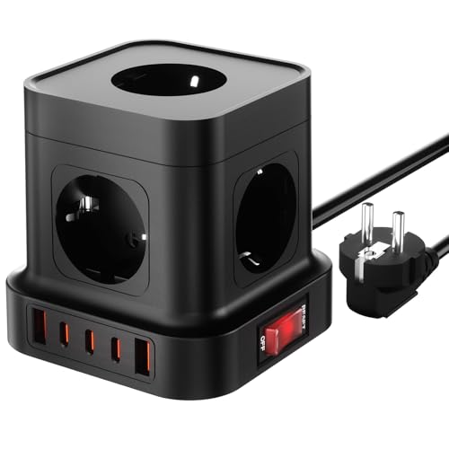 TUSVMGE Multiprise cuboïde avec...