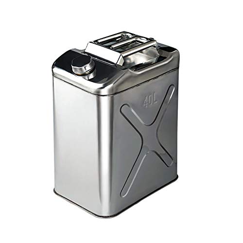 Feng Xu Portable fuel tank, multi-functional thick 304 stainless steel oil drum spare storage oil drum special, can be equipped with edible oil, diesel, gasoline - 7 kinds of capacity optional Portabl