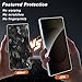 FlexGear 2 Pack for Samsung galaxy S25 Ultra Privacy Screen Protector, Fingerprint Compatible, Auto Dust-Elimination, Anti Spy, Easy Installation, 9H Hardness, HD Tempered Glass Screen Protector