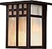 Minka Lavery 8601-A179 Scottsdale II Outdoor Wall Sconce, 1-Light 60 Watt, 7"H x 6"W, Textured French Bronze