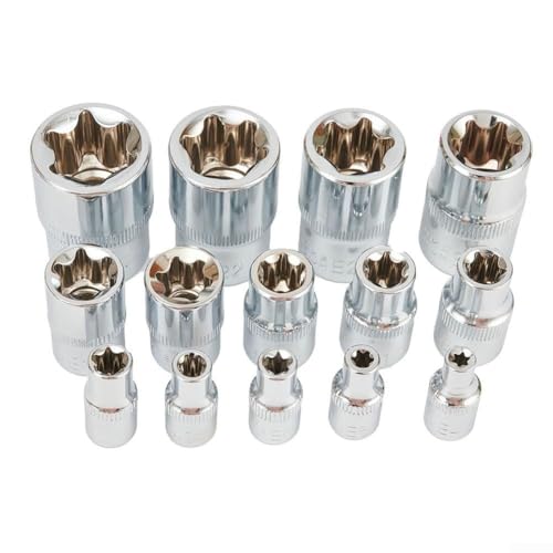 Douilles E-Torx E4-E24 coffret embout intérieur étoile pour clé mécanique 1/2 - 3