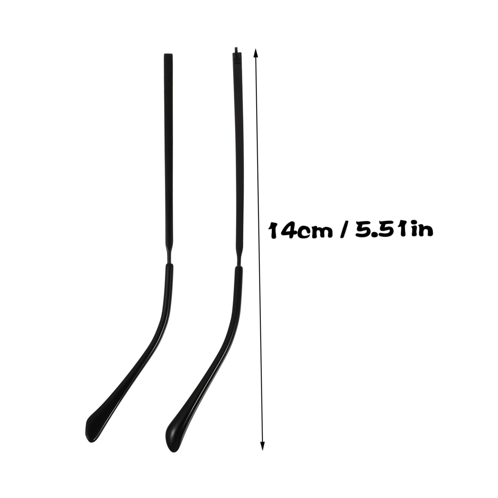 BCOATH Temple Arm Replacement for Eyees Metal Glasses Temple Super Toughness Low Friction for Frames