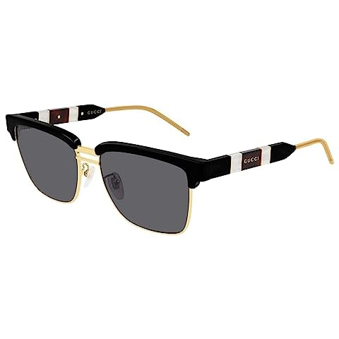 Gucci GG0603S Black-Black-Grey Sunglasses Cover