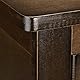 Relaxdays Waschbeckenunterschrank dunkelbraun LAMELL, Badschrank aus Bambus, Waschbeckenschrank, HBT: 60 x 67 x 30 cm