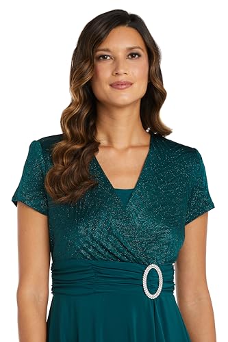 Image of R&M Richards Women's Opulent Flow Evening Dress
