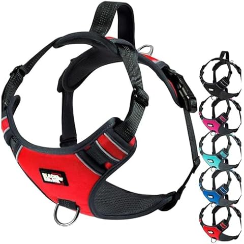 Black Rhino Comfortable Dog Harness with Padded Vest Cover