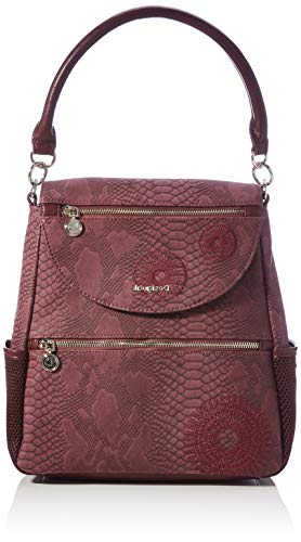 Desigual Accessories PU Backpack Medium  Mochila. para Mujer  Rojo