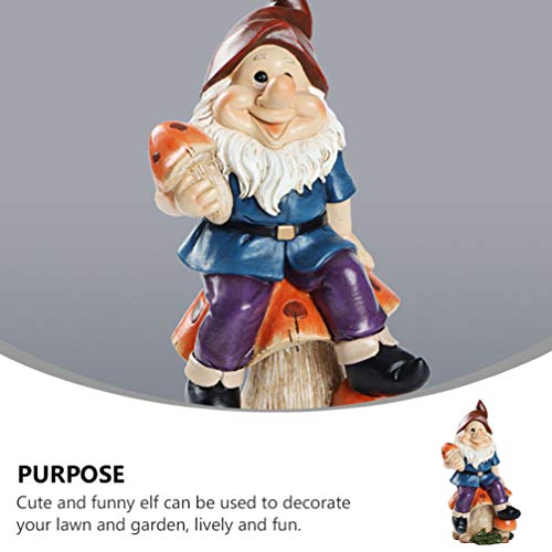 ABOOFAN Dos Desenhos Animados Do Jardim Gnome Estatueta Estátua Elf Resina Anão Boneca Fada Garden O