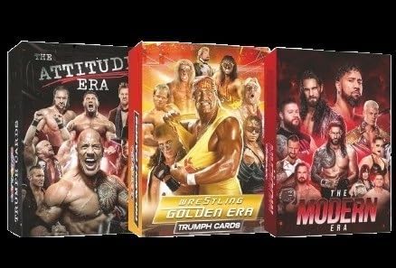 Aamango Trump Cards (Wrestling Collection (Golden Era + Attitude Era + Modern...
