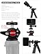 Lammcou Handy Stativ, Flexibel Stativ für Smartphone mit Voll Schwenkbar Kugelneiger & Vertikale und Horizontale Handystativhalter & Go Pro Adapter, Camera Tripod Kamerastativ für YouTube, Urlaub
