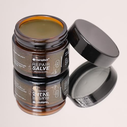 Image of Repair Salve 50 GM - 100% Pure & Natural Himalyan Hemp | Psoriasis, Dertmatitis & Eczema-prone & Sensitive Skin Moisturizing Balm | Fast Absorbing | Repair Skin Allergies, Cuts & Rashes