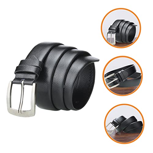 Men Adjustable Gentlemen Waist Belt Casual Imitation Strap Buckle Versatile for Daily Wear and Professional Attire Random Style4