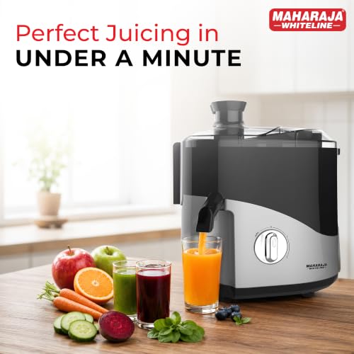 Image of Maharaja Whiteline Odacio Desire Juicer Mixer grinder 550 Watt,smooth juicing, 3 jars, 5years warranty