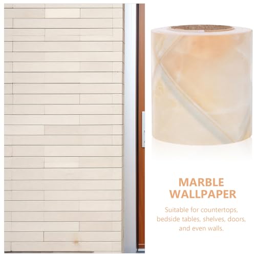 Image of UPKOCH Easy Install Marble Sticker Countertop Peel and Stick Marble Wallpaper Removable Wall Decals for Home Decor