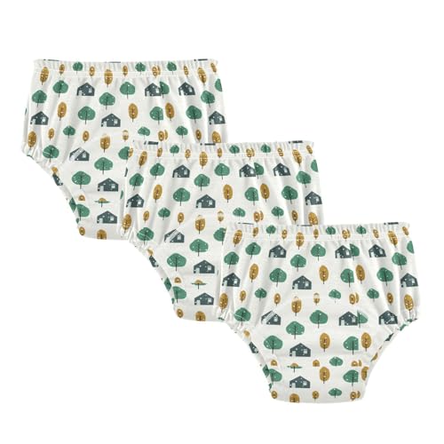 Caihoyu Pantalones de entrenamiento para inodoro para bebé, reutilizables, ropa interior para mojar la cama, Invierno (6), 5 años