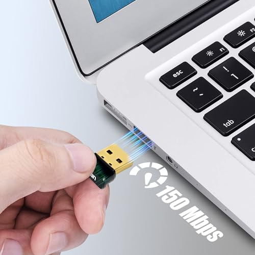 Image of Foxin Nano 150 mbps Wireless USB Wi-Fi Adapter for PC, Desktop, Laptop | Mini WiFi Dongle Compatible with Windows, Mac Os | Advanced Security WPA /WPA2 encryption Standards | 150 mbps