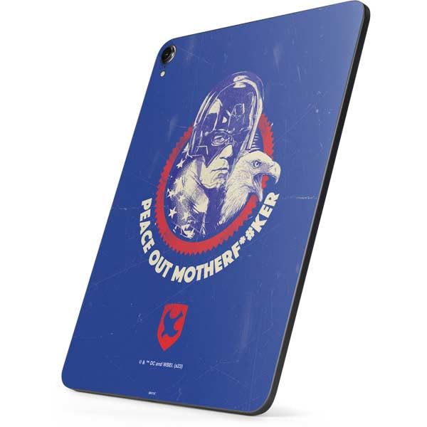 Skinit Decal Tablet Skin Compatible with iPad Pro 9.7in - Officially Licensed DC Comics Peacemaker Peace Out Design