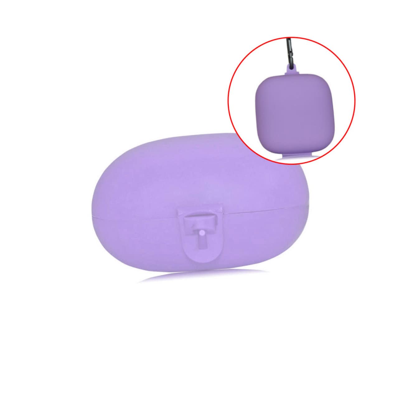 DOITOOL 3 Fundas Protectoras para Auriculares con Hebilla De Metal De Silicona.